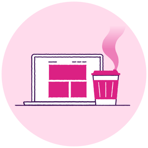 Resource hub sign up page